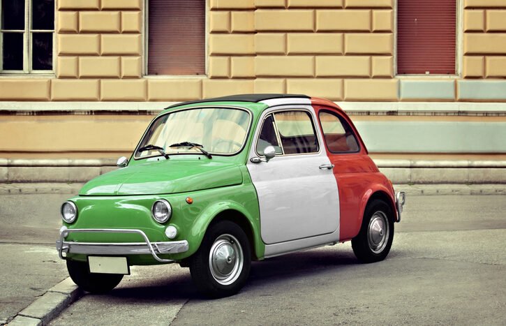 Vintage italian small car